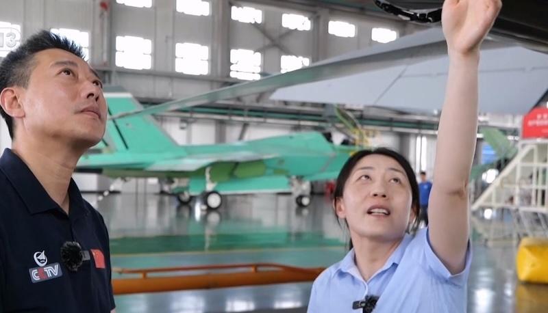 still from state media cctv documentary at shenyang factory