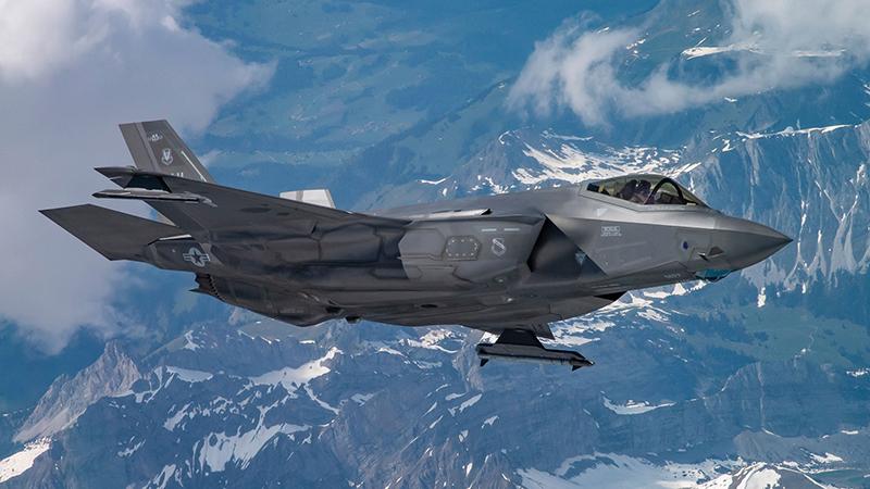 Lockheed Martin F-35 in flight