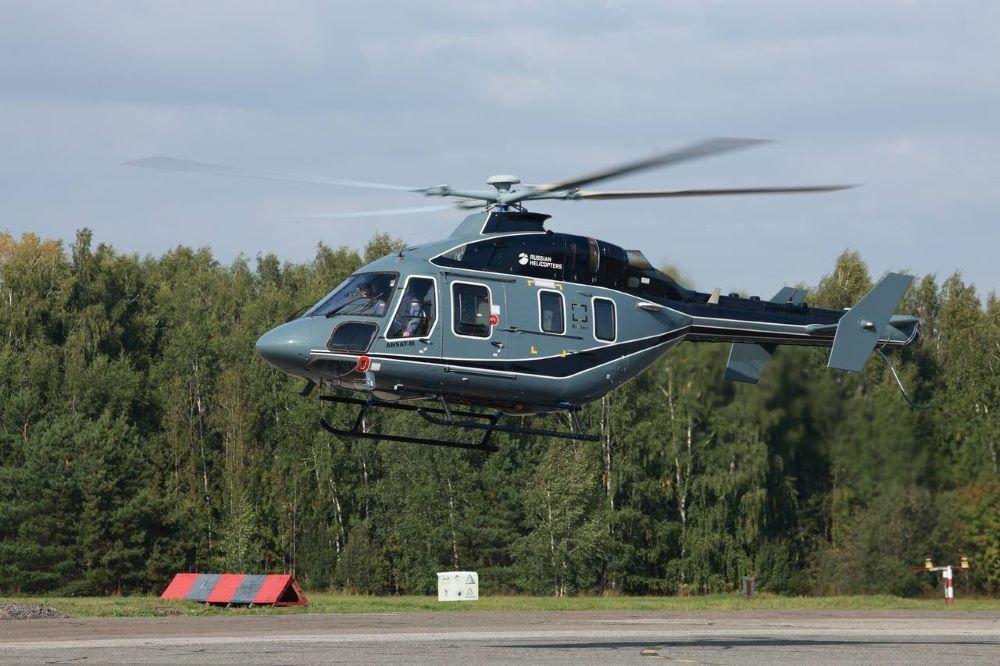 First flight of Ansat with the Russian-made VK-650V turboshafts (Photo credits – Russian Helicopters)