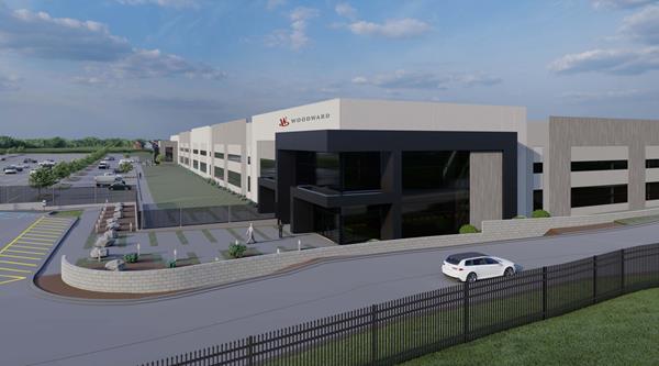 Rendering of Woodward's planned manufacturing site in South Carolina