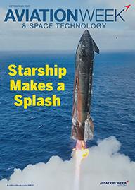 Cover of Aviation Week for Oct. 20, 2025