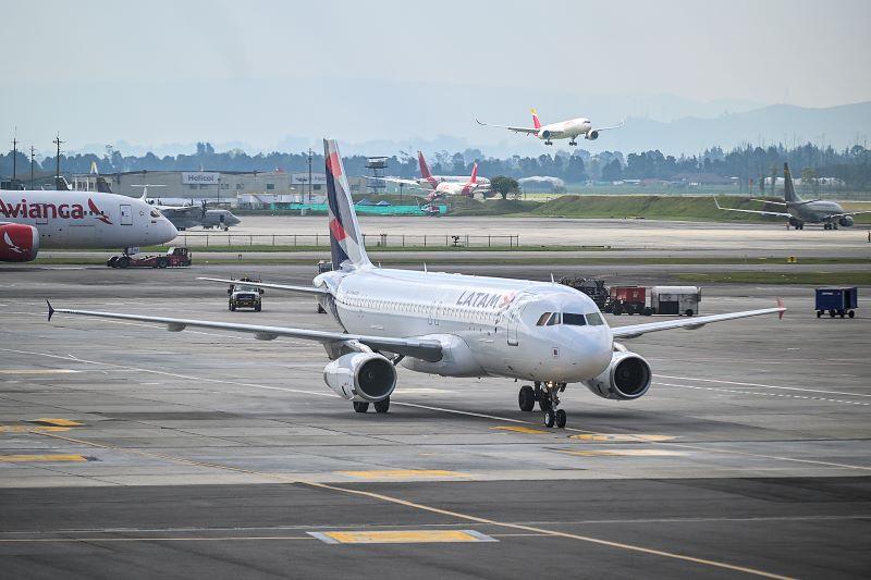 Avianca and Latam at Bogota airport