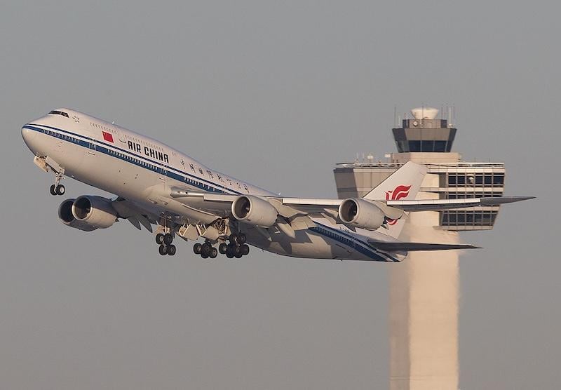 Air China 747 at JFK