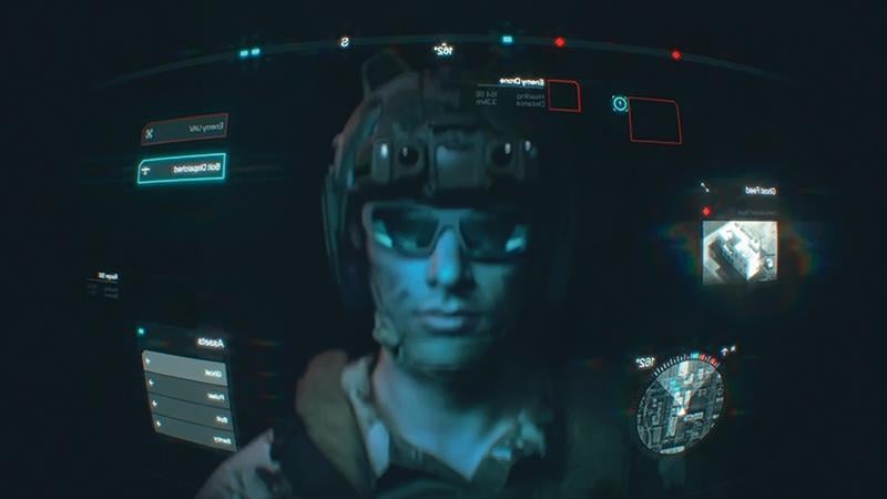 pilot at controls