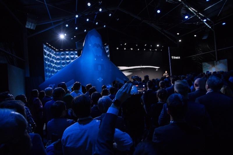 shield AI revealing X-BAT ceremony in DC