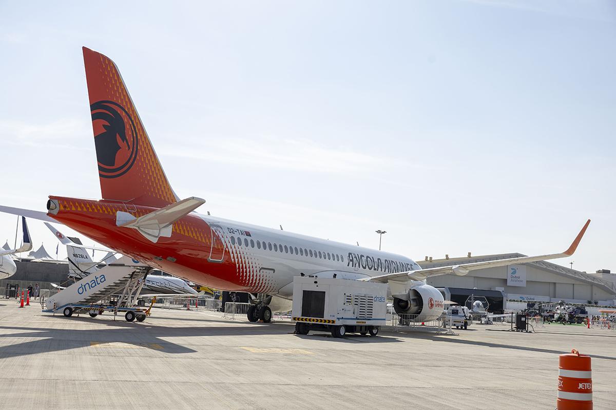 TAAG Angola Airlines At The Static Display