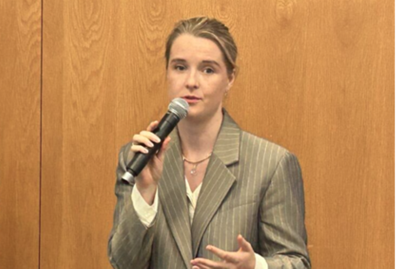 KLM Cityhopper KLM Cityhopper head of strategy and sustainable transformation Luce van Kempen, speaking at the ERA General Assembly in October 2025. 