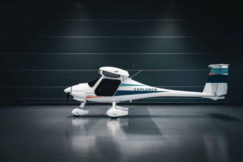 a Pipistrel aircraft