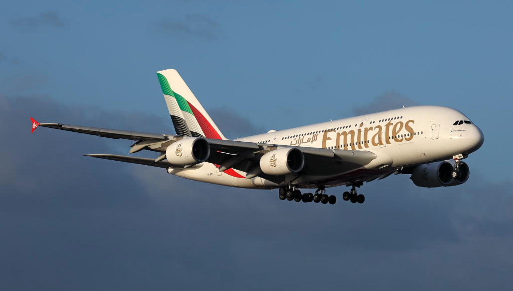 Emirates A380 inflight