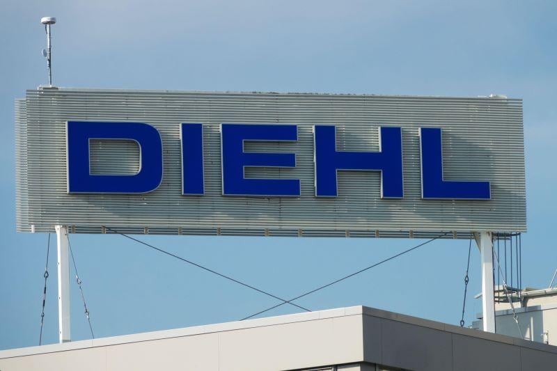 Diehl sign on top of a building