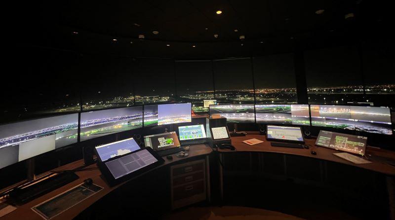 Digital tower system at Hamad International Airport. 