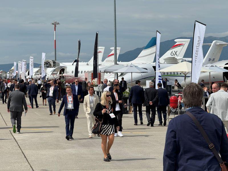 static display from EBACE 2024