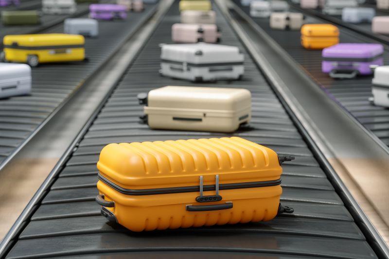 luggage at an airport