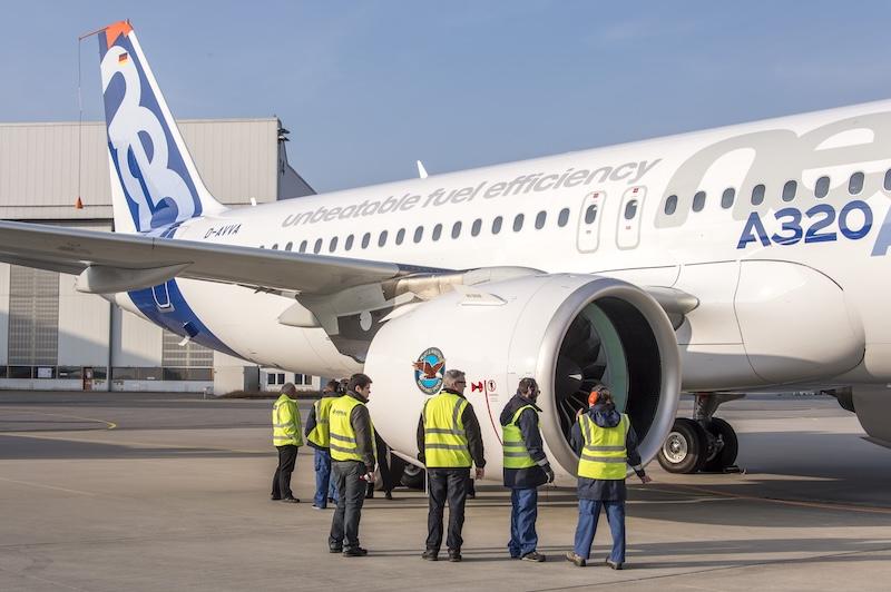 first a320neo delivery