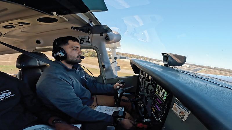 Vaughn College pilot student