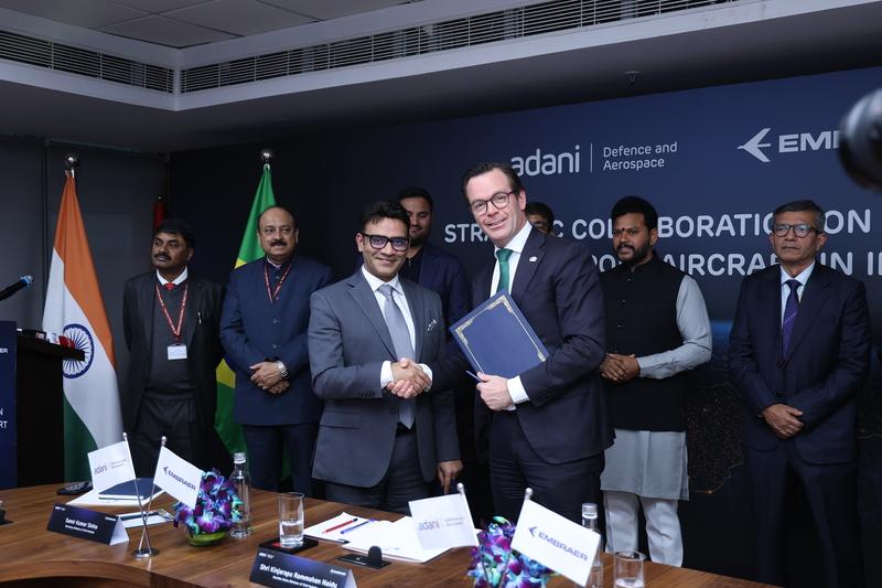 Embraer Adani MOU signing