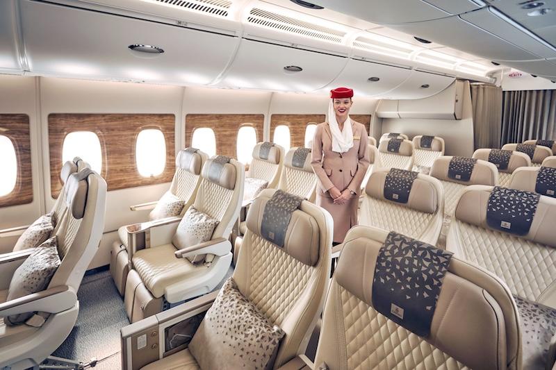 emirates premium economy cabin