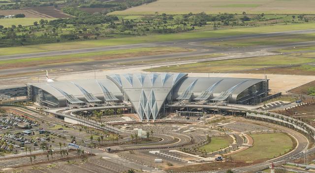 Mauritius airport's new terminal