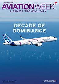 Cover of Aviation Week for Jan. 12, 2026