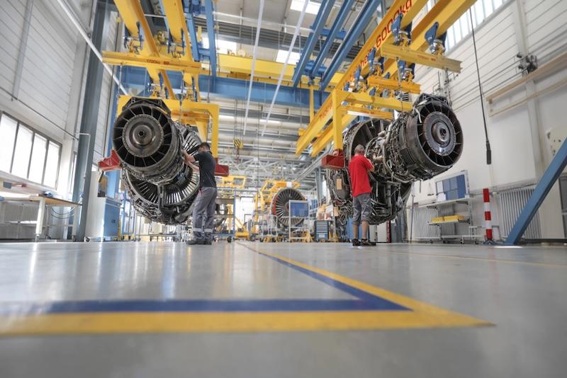 SR Technics repair shop