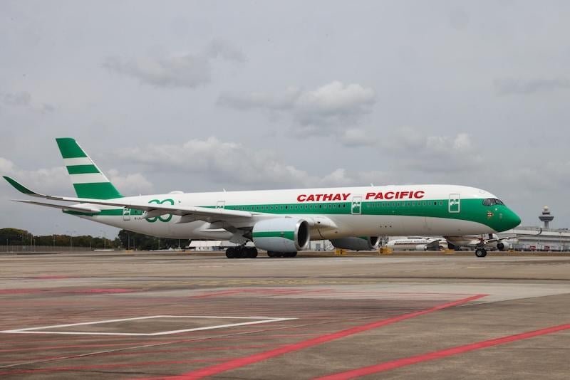 retro-liveried a350 cathay