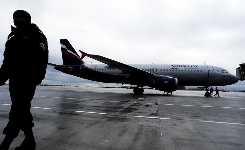 aeroflot aircraft at moscow Sheremetyevo