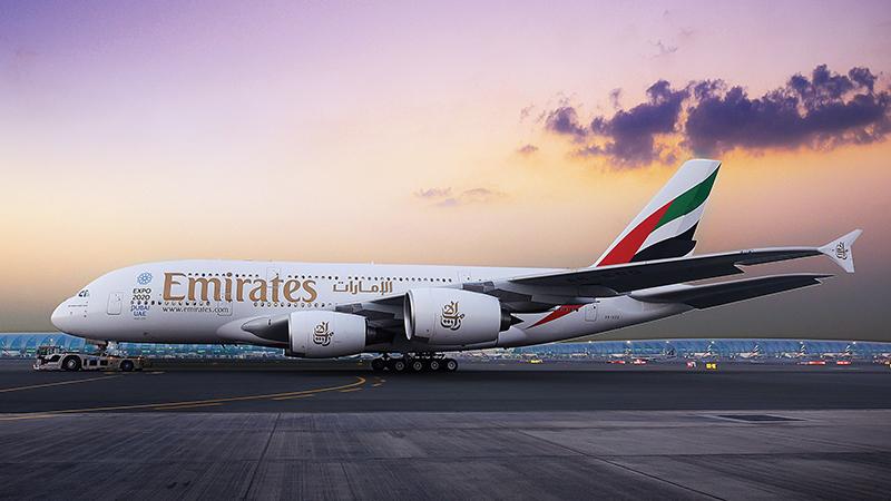 Emirates aircraft