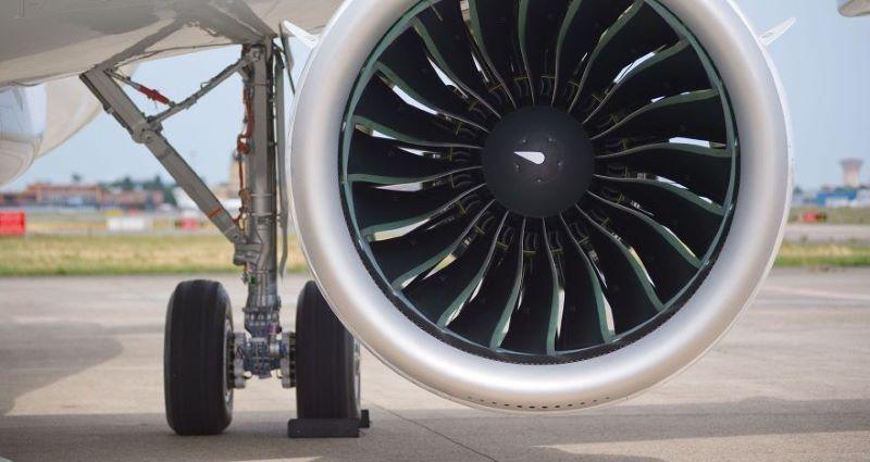 close-up of an engine