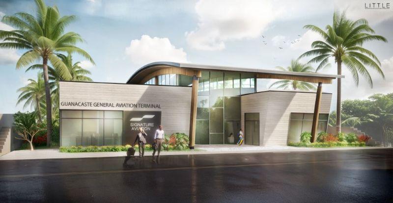 Signature Aviation building rendering for Costa Rica location