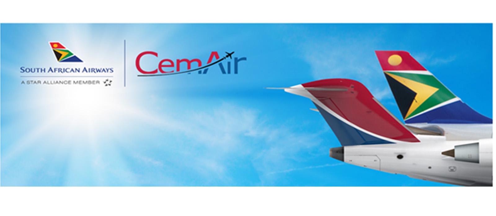 SAA-Comair logos
