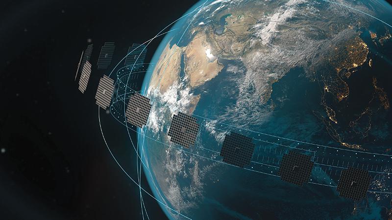 Satellite over Earth