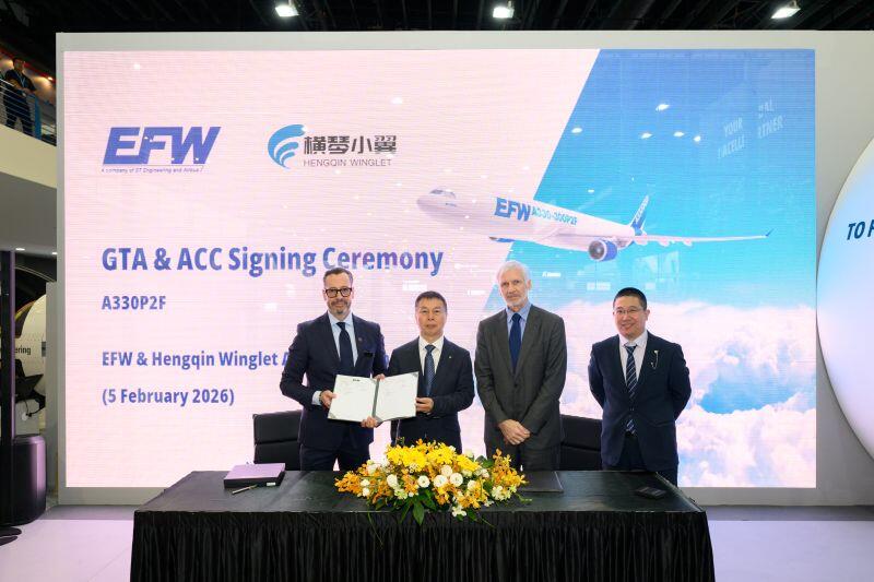 Chinese Lessor Hengqin Winglet Signs For A330P2F
