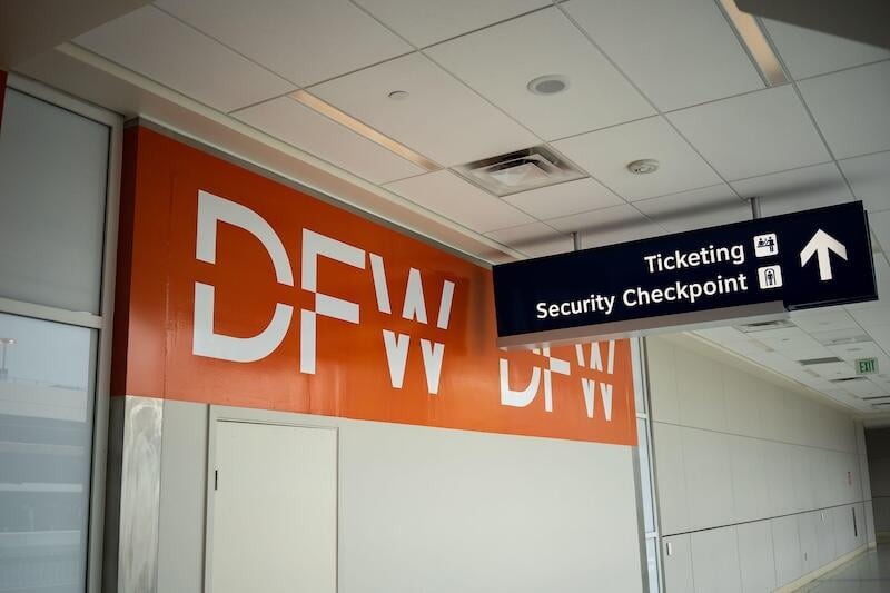 DFW sign