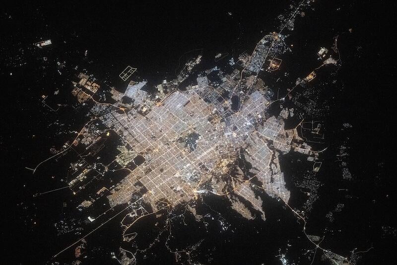 riyadh seen from space