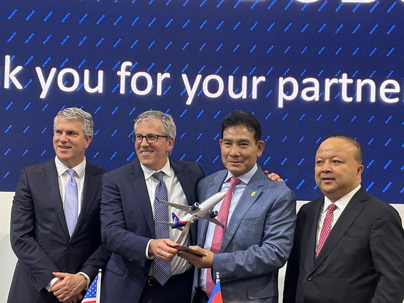 Air Cambodia Boeing 737 MAX order announcement
