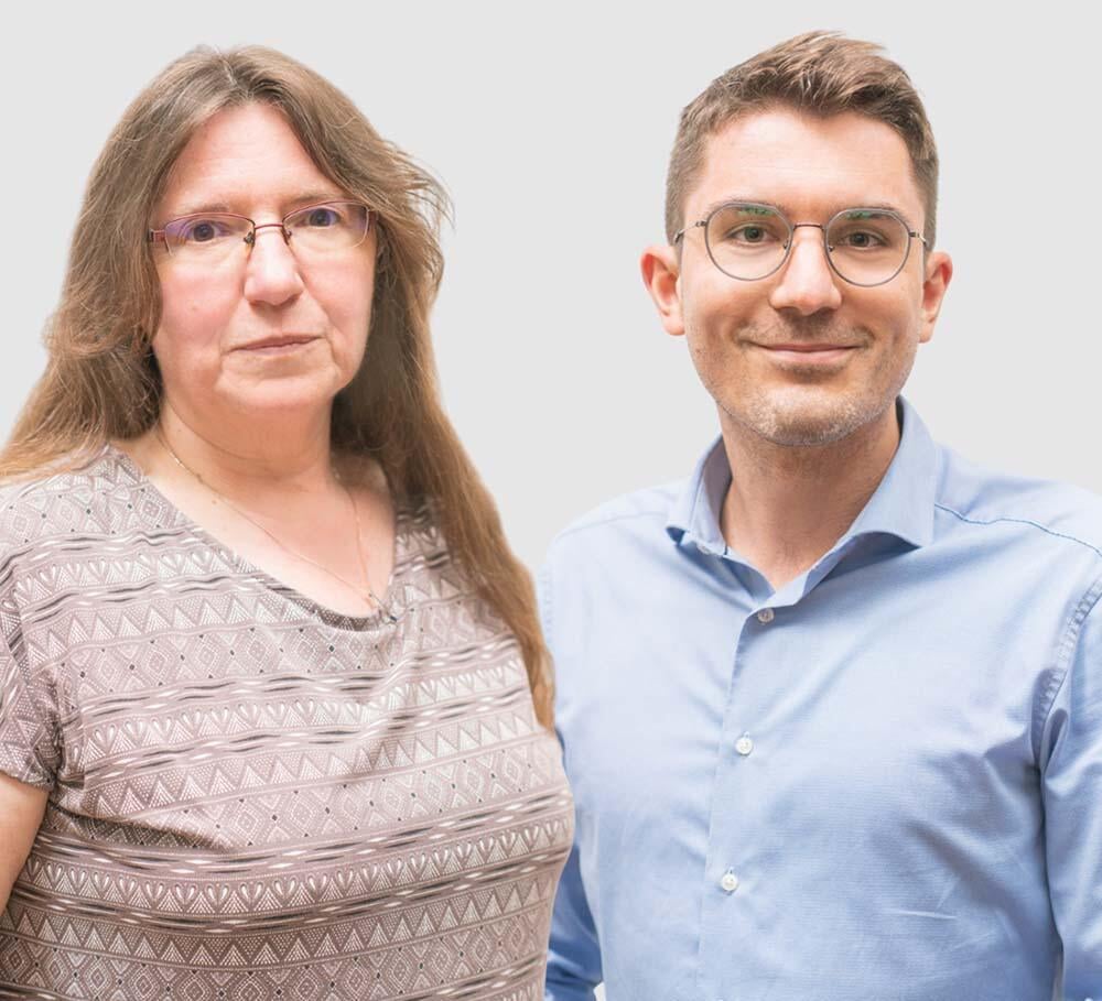 Pia Bottcher and Leonard Buck