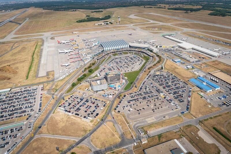 budapest airport aerial
