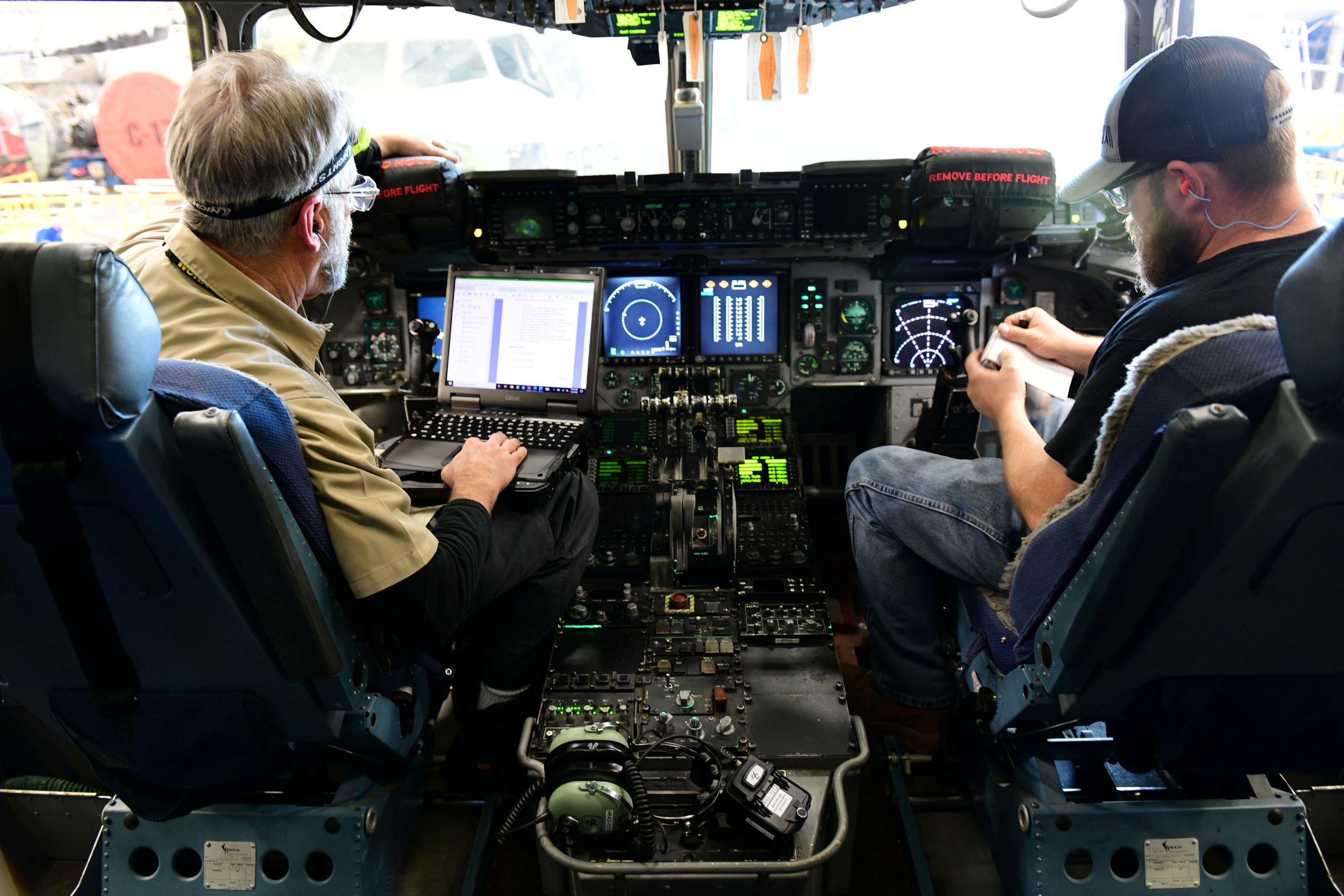 C-17 Flight Deck