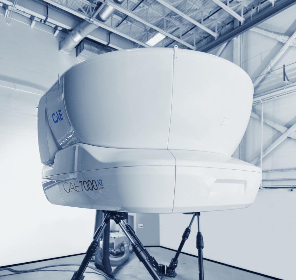 A CAE 7000 full-flight simulator.