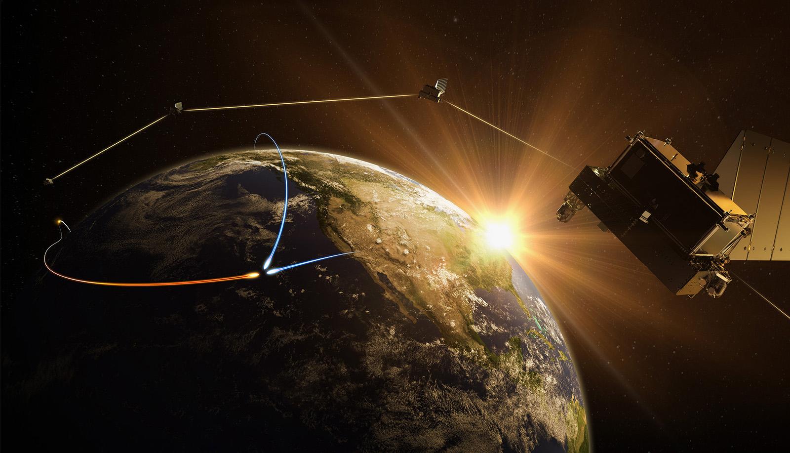 L3Harris constellation concept drawing