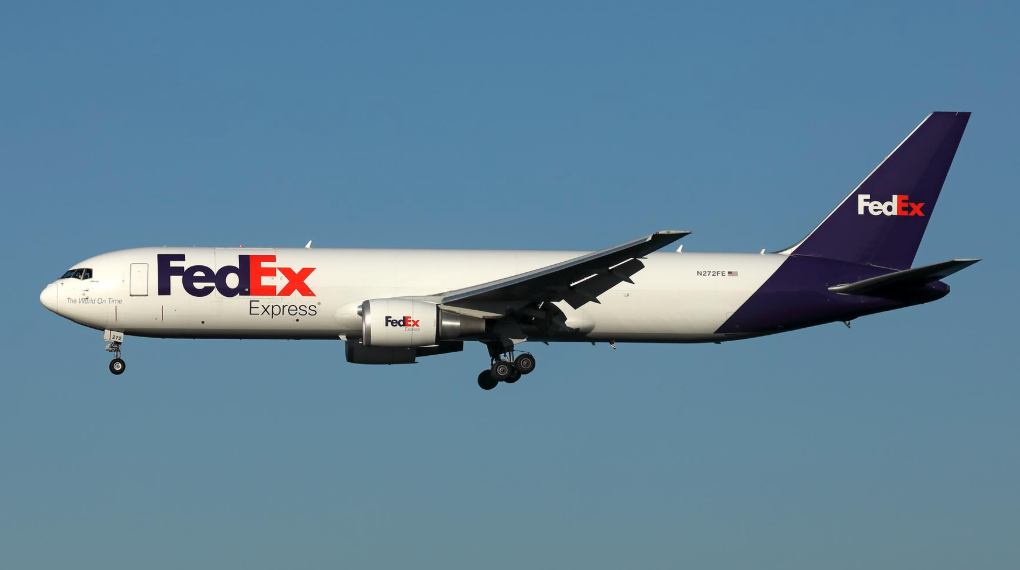 FedEx Express 767-300F inflight