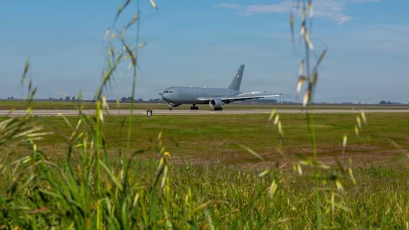 Boeing KC-46 on runway