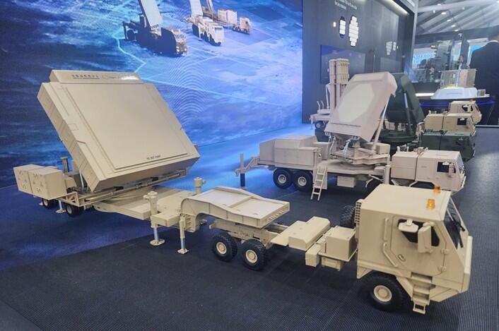 Hanwha Systems portfolio of long range radars Photo credit: Chen Chuanren