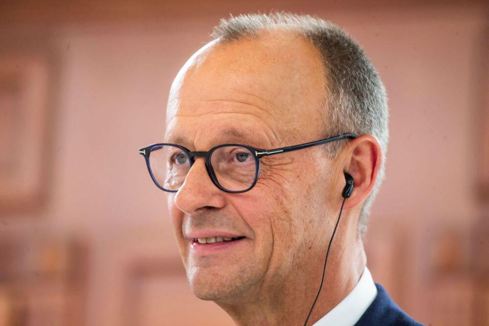 Friedrich Merz during an official visit to the Republic of Moldova. Contributor: Victor Mogildea