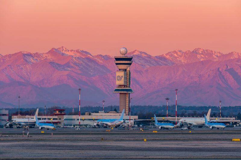 Milan Malpensa Airport.
