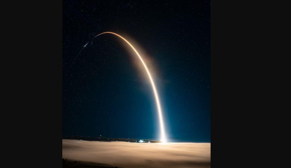The National Reconnaissance Office mission NROL-105 launched Jan. 16, 2026, on a SpaceX Falcon 9 rocket from Vandenberg SFB. California. Credit: NRO