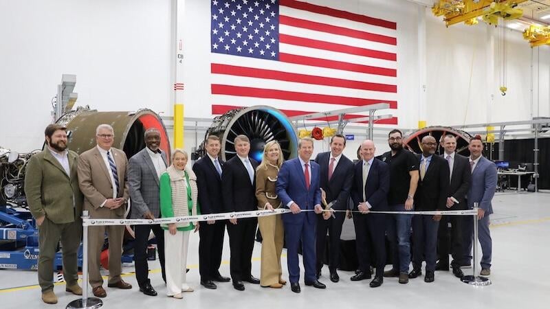Pratt & Whitney President and Georgia Governor and other leaders celebrate major facility expansions.