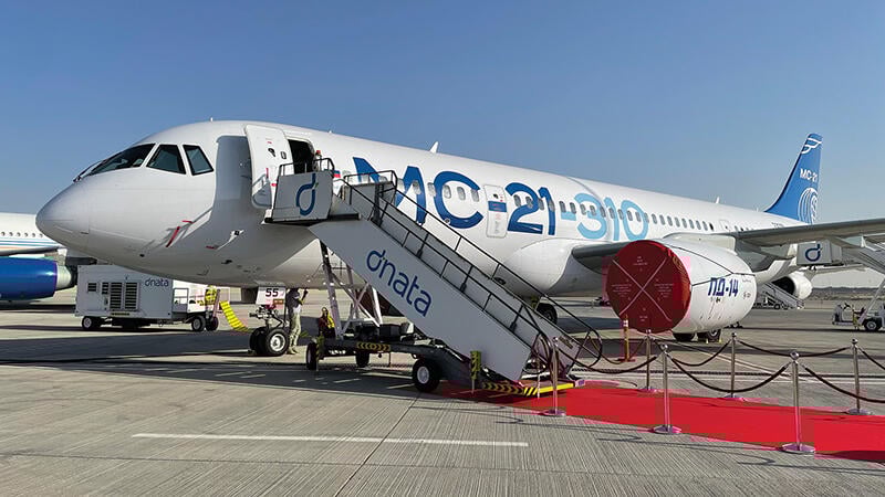 MC-21-310 with Russian PD-14 engines