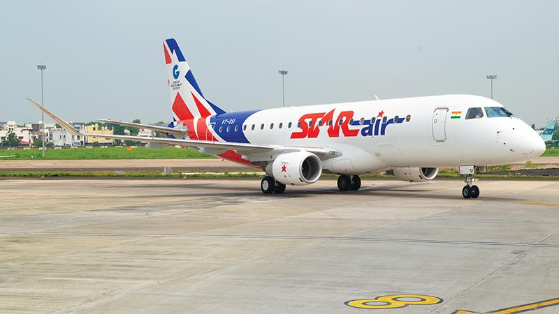 Star Air Embraer 175 on tarmac