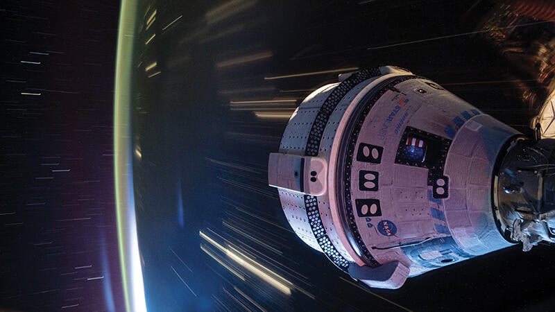 Boeing Starliner docked on ISS